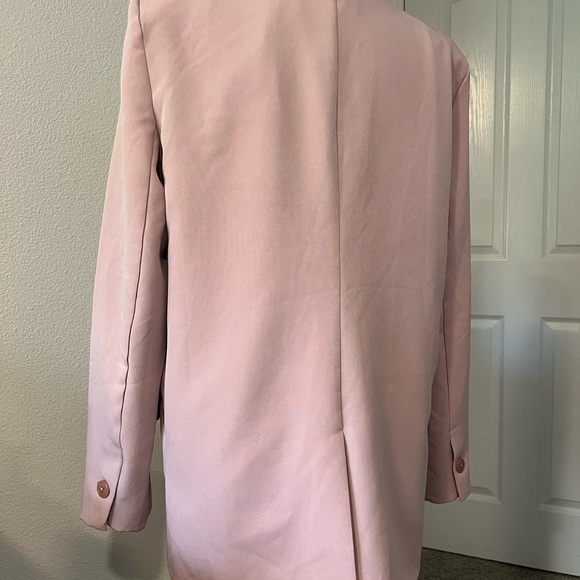 NWT Blush Pink Single Button Blazer - Picture 5 of 5